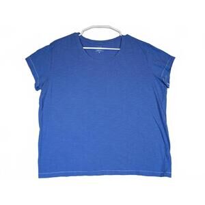 Vineyard Vines Surftee Solid Crewneck T Shirt Blue Womens Medium